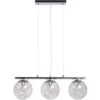 Suspension 3 Boules Verre Et Métal Chromé Habba -Philips Boutique suspension 3 boules verre et metal chrome ada 3248113110033 557285