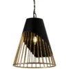 Suspension Métal Noir Et Doré Konik D 40 X H 53 Cm 1 Suspension Métal Noir Et Doré Konik D 40 X H 53 Cm -Philips Boutique suspension metal noir et dore 8435471835387 575997