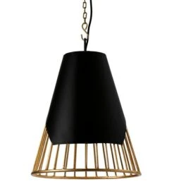 Suspension Métal Noir Et Doré Konik D 40 X H 53 Cm -Philips Boutique suspension metal noir et dore 8435471835387 575999