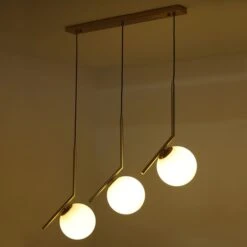 Suspension Verre Blanc Et Métal Doré Mifaso -Philips Boutique suspension verre blanc et metal dore doremi 3327480054680 532650