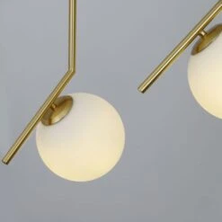 Suspension Verre Blanc Et Métal Doré Mifaso -Philips Boutique suspension verre blanc et metal dore doremi 3327480054680 532653