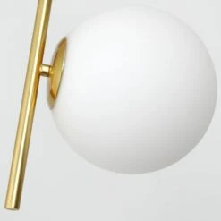 Suspension Verre Blanc Et Métal Doré Mifaso -Philips Boutique suspension verre blanc et metal dore doremi 3327480054680 532654