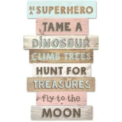 TANUKI Panneaux En Bois Décoratif - Be A Super Hero