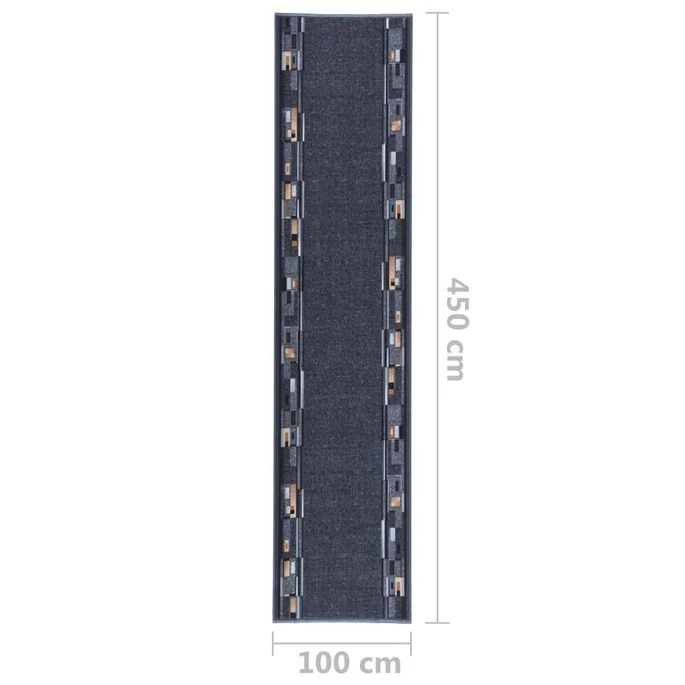 Tapis De Couloir Antidérapant Anthracite 100x450 Cm 2 9 Tapis De Couloir Antidérapant Anthracite 100x450 Cm 2 – Image 7
