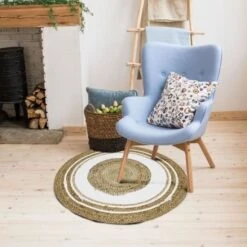 Tapis Funny - Ø 70 Cm - Cercle Blanc -Philips Boutique tapis funny 70 cm cercle blanc 3218110700735 430201