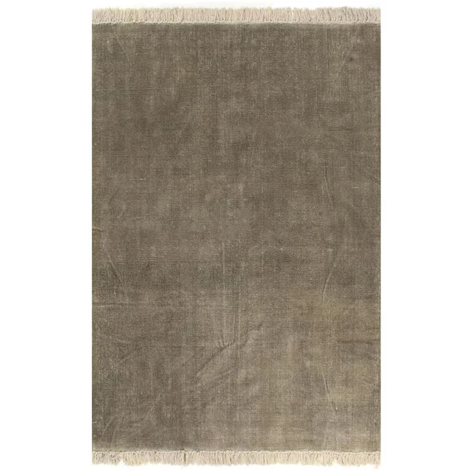 Tapis Kilim Coton 200 X 290 Cm Taupe 3 Tapis Kilim Coton 200 X 290 Cm Taupe