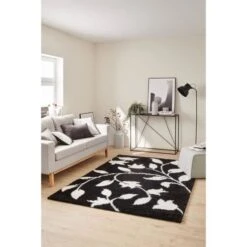 Tapis Shaggy Doux Oslo 637 - Noir - 100% Polyester - 80 X 150 Cm - Intérieur - NAZAR -Philips Boutique tapis shaggy doux oslo 637 noir 100 polyester 80 x 150 cm interieur nazar 3701234242057 1298036
