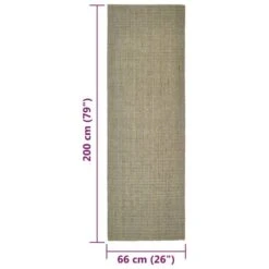 Tapis Sisal Naturel 66x200 Cm Taupe 13 Tapis Sisal Naturel 66x200 Cm Taupe -Philips Boutique tapis sisal naturel 66x200 cm taupe 3666722620840 1397740