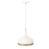 THE HOME DECO LIGHT Suspension Cloche LA12040 - Blanc Mat Cerclé Doré M4 -Philips Boutique the home deco light suspension cloche la12040 blanc mat cercle dore m4 3664944048633 565931