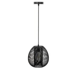 THE HOME DECO LIGHT Suspension LA12051 Boule Filaire - Noir M4