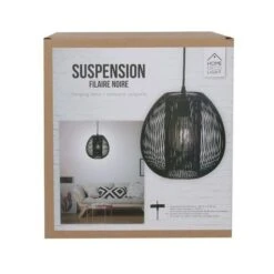 THE HOME DECO LIGHT Suspension LA12051 Boule Filaire - Noir M4 -Philips Boutique the home deco light suspension la12051 boule filaire noir m4 3664944048749 565978