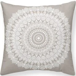 TODAY Coussin Déhoussable Slow Life Karma - 40 X 40 Cm - Dune