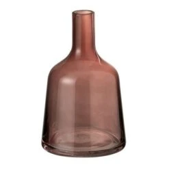 Vase Avec Col Verre Bordeaux Corali H 24 Cm
