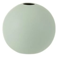 Vase Boule Céramique Vert Pastel Uchi H 23 Cm