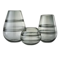 Vase Verre Bleu Gris Liath H 31 Cm - Lot De 2 -Philips Boutique vase verre bleu gris liath h 31 cm lot de 2 5415203956415 363119
