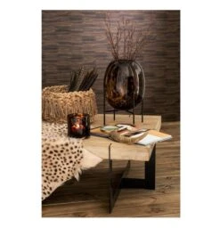 Vase Verre Marron Sur Pied Métal Noir Diere H 22 Cm -Philips Boutique vase verre marron sur pied metal noir diere h 22 cm 5415203966278 370374